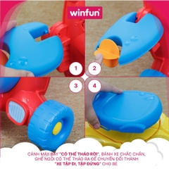 WINFUN - XE TẬP ĐI+CHÒI CHÂN+THẢ KHỐI 0875-01