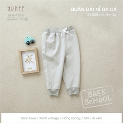HRNEE Quần dài nỉ da cá(S6M-4Y)