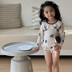 TL- Bộ bơi liền cổ bèo in hoạ tiết(90-140)