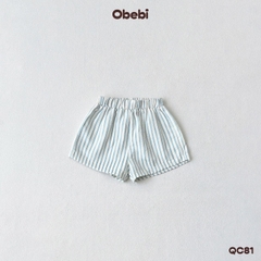 OBEBI - Quần đùi kẻ mùa hè OBEBI (73-120)
