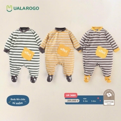 UALA ROGO Body liền chân nỉ(0-6M)