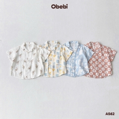 OBEBI - Áo sơ mi linen đi biển OBEBI (73-120)
