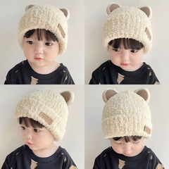 MIM Mũ len bông xù tai mèo Freesz 1-4Y