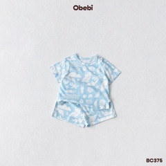 OBEBI - Bộ cộc hoạt tiết biển cả OBEBI (66-120)