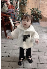 KB Giày búp bê đen MIU chữ(21-30)