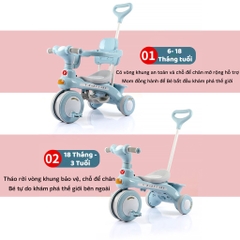 XLS - XE ĐẠP 3 BÁNH CÓ CẦN ĐẨY
