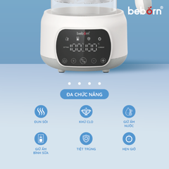 BEBORN - MÁY ĐUN NƯỚC GIỮ NHIỆT PHA SỮA ĐIỆN TỬ K05
