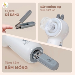 MOAZ - BỘ CẮT DŨA MÓNG TAY PIN MB-118