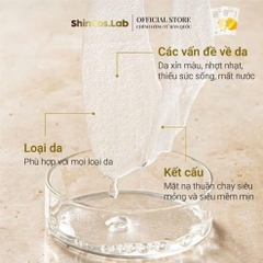 SHINCOS.LAB - MẶT NẠ CAO CẤP THUẦN CHAY TINH CHẤT VITAMIN C