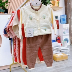 SA Set len nhí thêu hoa(66-90)