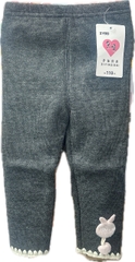 SA Quần legging lót nỉ đính hoạ tiết(110-150)
