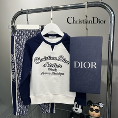 NN Set bộ DIOR hoạ tiết xanh trắng(100-150)