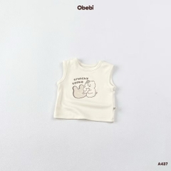 OBEBI - Áo ba lỗ Gấu Thỏ (66-110)