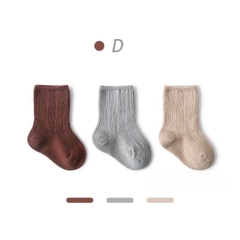 MIM Set 3 đôi tất trơn(Xs-M)