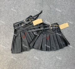 MT  Chân váy da xếp ly size đại (17-25)