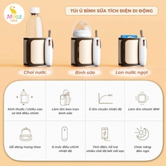 MOAZ - TÚI Ủ BÌNH SỮA TÍCH ĐIỆN DI ĐỘNG MB-081