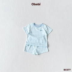 OBEBI - Bộ cộc kẻ caro OBEBI (66-120)