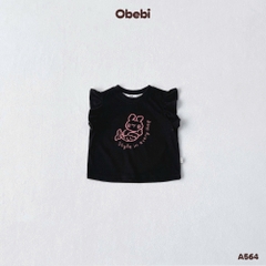 OBEBI -Áo thun in hình thỏ tiên cá OBEBI (73-120)