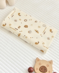 BS - Khăn ủ 1 lớp cotton in hình 100x100cm