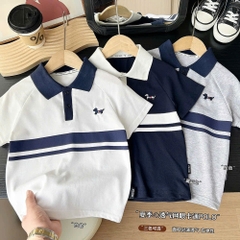 BK - Áo polo thêu hình cún (100-140)