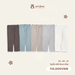 TH - Quần legging dài thun tăm(9M-4Y)