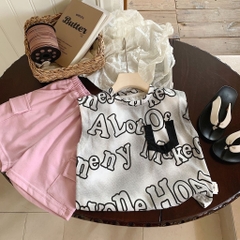 LB - Áo ba lỗ loang thêu chữ(90-140)