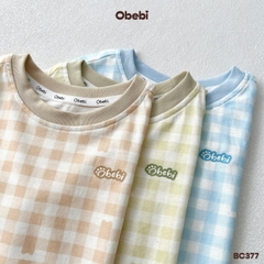 OBEBI - Bộ cộc kẻ caro OBEBI (66-120)