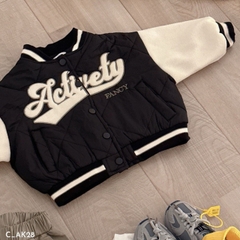 TH Áo Bomber Activety đen(90-130)