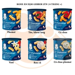 GERBER - 8M+BÁNH LÙN LIL'CRUNCHIES