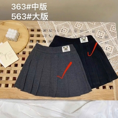 MT Chân váy dạ đen thêu Gấu(5-13)