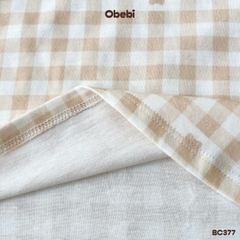 OBEBI - Bộ cộc kẻ caro OBEBI (66-120)