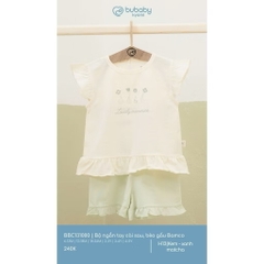 BUBABY - Bộ ngắn tay cài sau bèo gấu BAMCO(6M-5Y)