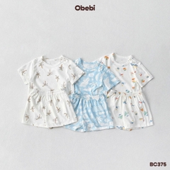 OBEBI - Bộ cộc hoạt tiết biển cả OBEBI (66-120)