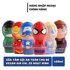 AIR-VAL - 3Y+SỮA TẮM GỘI HOẠT HÌNH 2D VEGAN