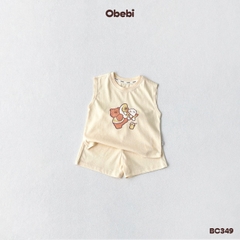 OBEBI - Bộ ba lỗ họa tiết câu cá đáng yêu OBEBI (73-120)