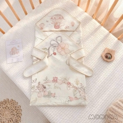 MONONA - Ủ CHOÀNG COTTON WAFLE HOẠ TIẾT CỔ TÍCH