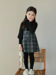 DC Set yếm dạ kẻ caro 2 chi tiết(3-6)