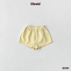 OBEBI - Quần đùi kẻ mùa hè OBEBI (73-120)