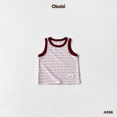 OBEBI - Áo ba lỗ kẻ ngang OBEBI (73-120)