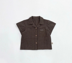 OBB - Áo sơ mi đũi kẻ(66-110)