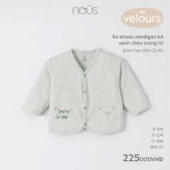 Nous Áo khoác cardigan thêu trang trí(S6-18M)