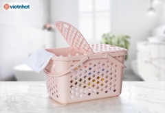 VIỆT NHẬT - GIỎ NẮP HOA THỊ 3382