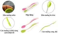 RICHELL - BỘ 2 MUỖNG MỀM - RC98890