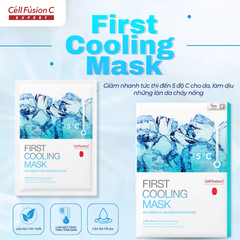 CELL FUSHION C - MẶT NA HẠ NHIỆT -5 ĐỘ DƯỠNG ẨM VÀ LÀM DỊU DA FIRST COOLING MASK