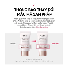D'ALBA - SET 2 KEM CHỐNG NẮNG SPF 50+ NÂNG TONE HỒNG WATERFULL TONE-UP SUNCREAM 50ML