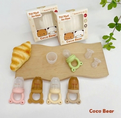 COCO BEAR - TÚI NHAI ĂN DẶM SILICONE