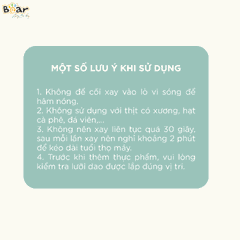 BEAR - MÁY XAY ĂN DẶM 0.6L-B06V1
