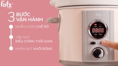 FATZ - NỒI NẤU CHẬM HẸN GIỜ 2.5L SLOW 4 - FB9125MT