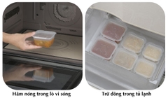 RICHELL - HỘP TRỮ THỨC ĂN DẶM