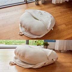 ROTOTO BEBE - GỐI CHỐNG TRÀO AIRMESH GỖ SỒI NGUYÊN KHỐI